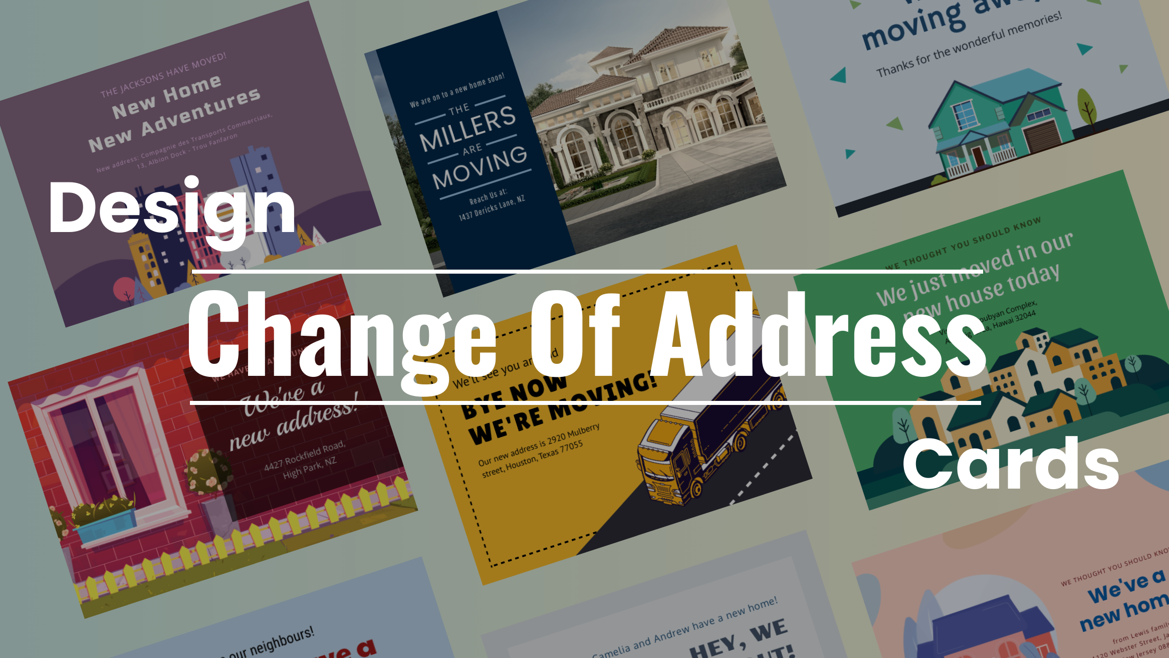 Change Of Address Card Design The Ultimate Guide