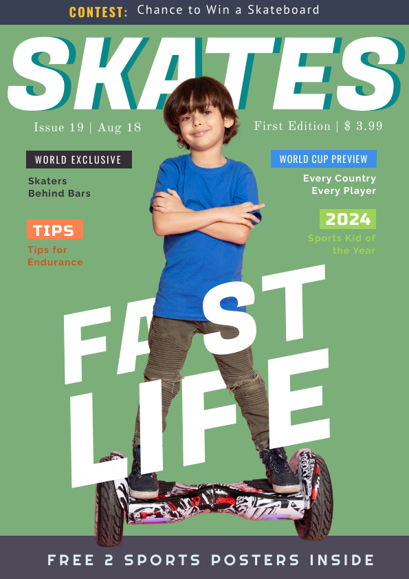 Magazine Cover Page For Kids