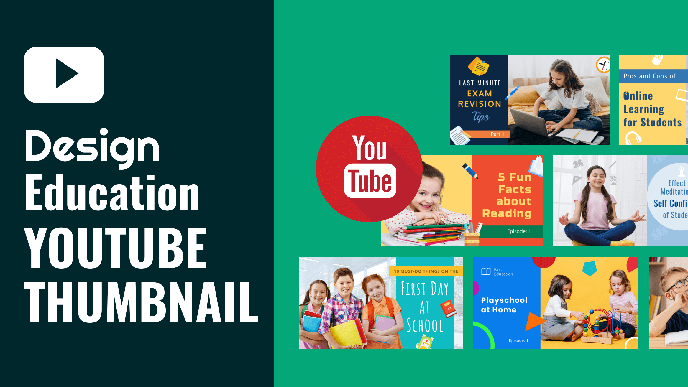 Create An Education YouTube Thumbnail Almost Instantly