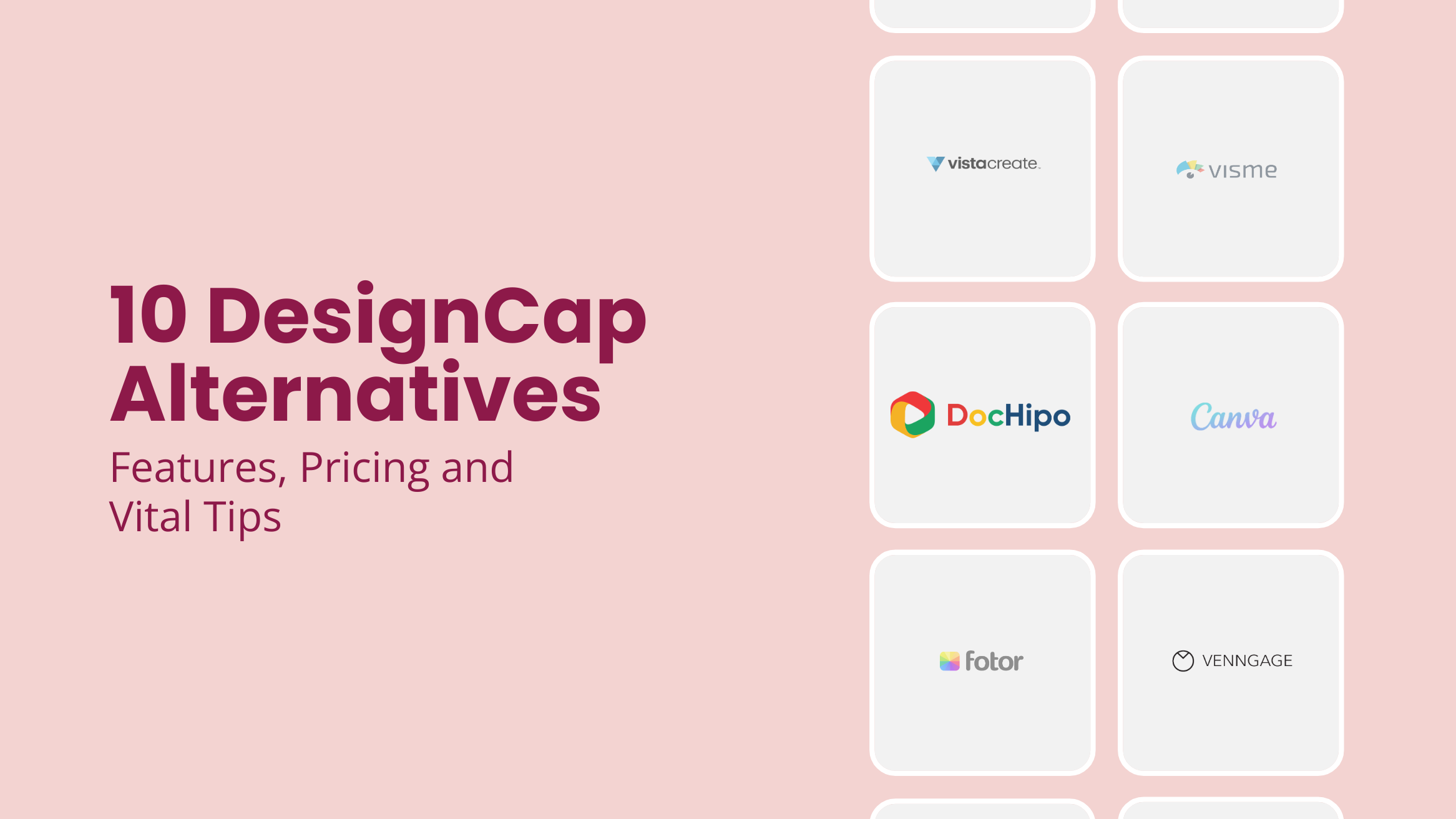 10 DesignCap Alternatives- blog banner