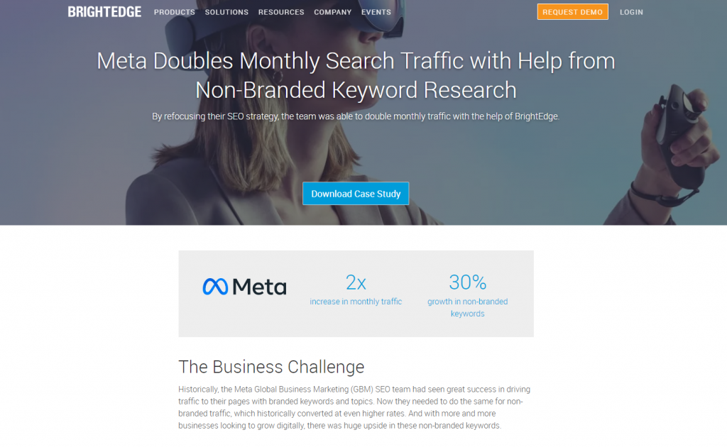 Case study example for inbound marketing