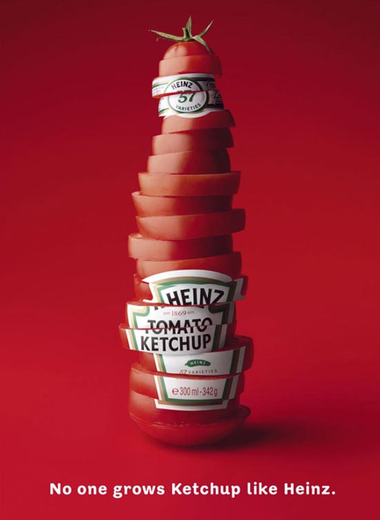 Heinz ketchup ad with association technique example