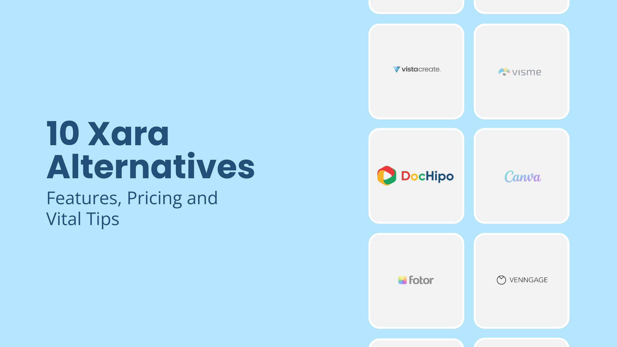 Xara Alternatives- banner