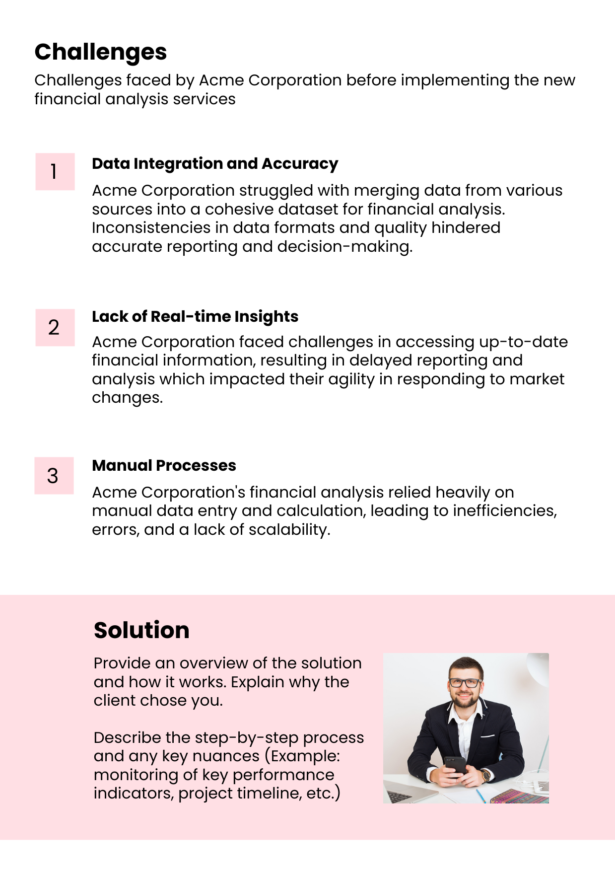 Case Study  Accounting Financial Analysis Challenges