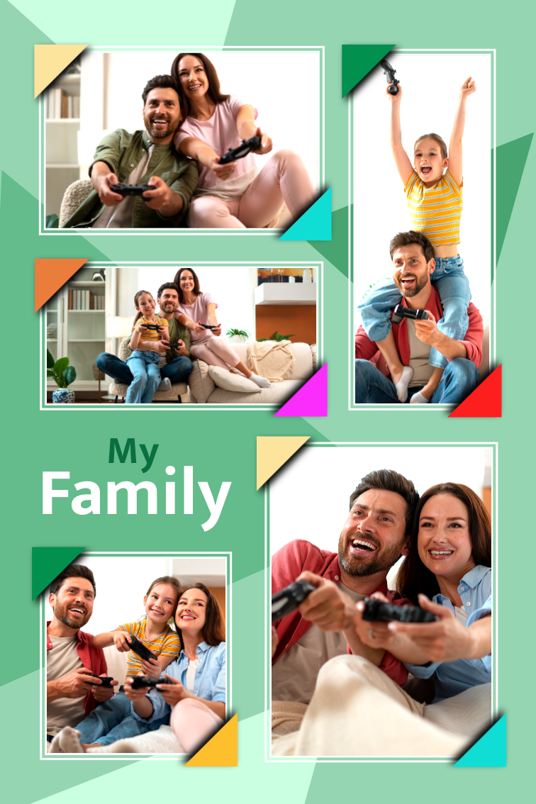 family photo collage ideas for wall