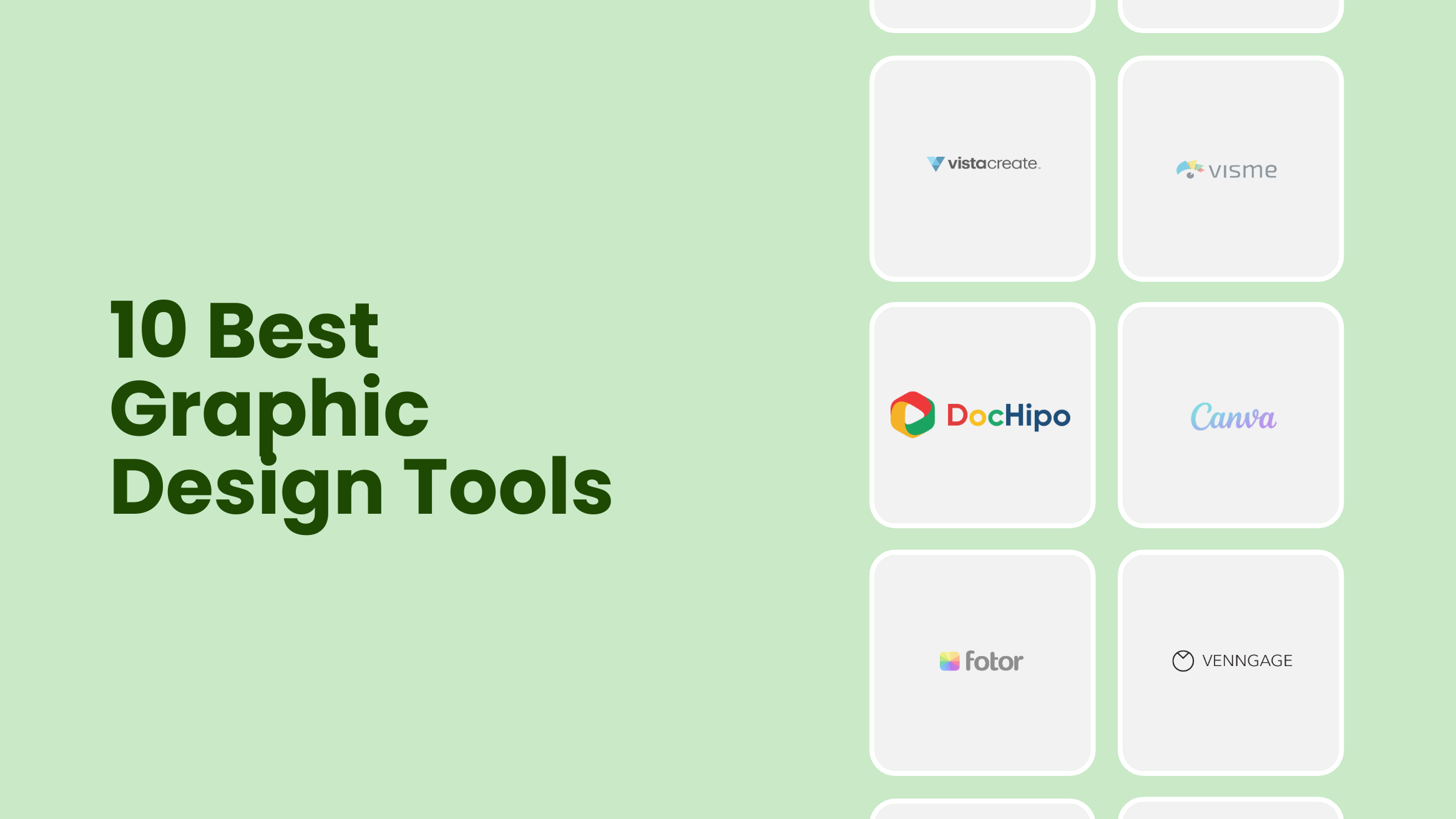 Banner 10 Best Graphic Design Tools