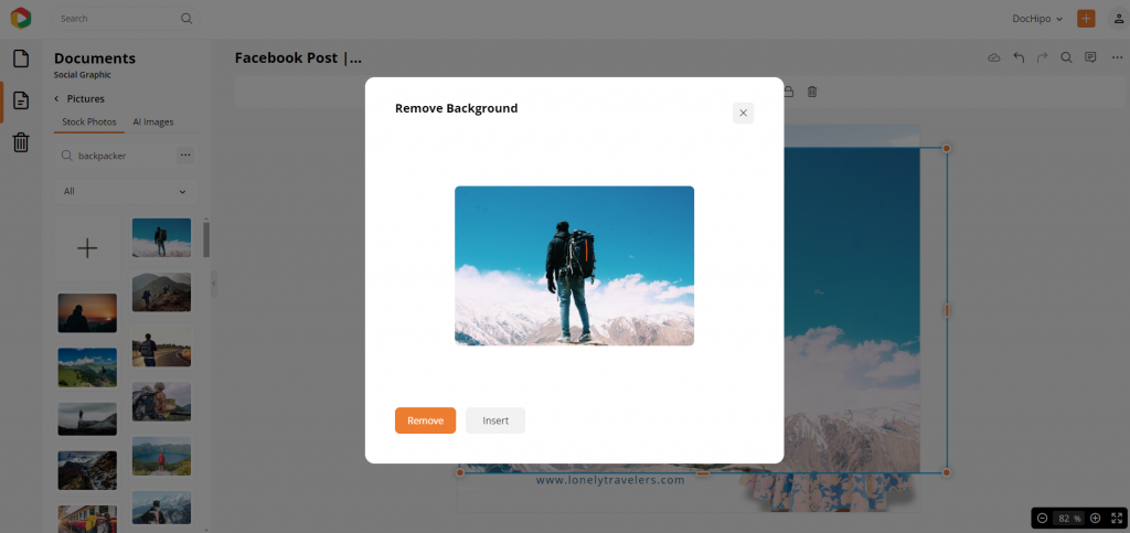 Remove Image Background with AI tool