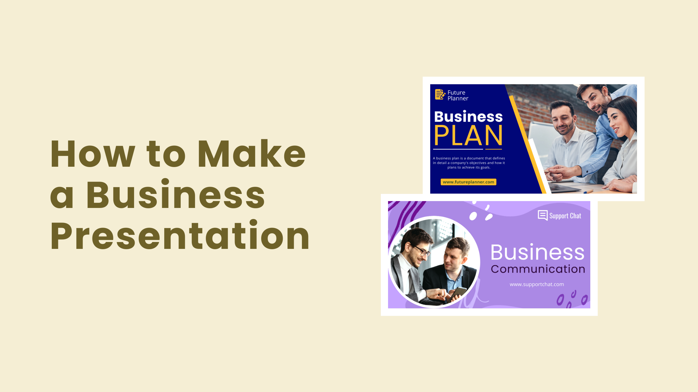 Banner for How to Make a Business Presentation