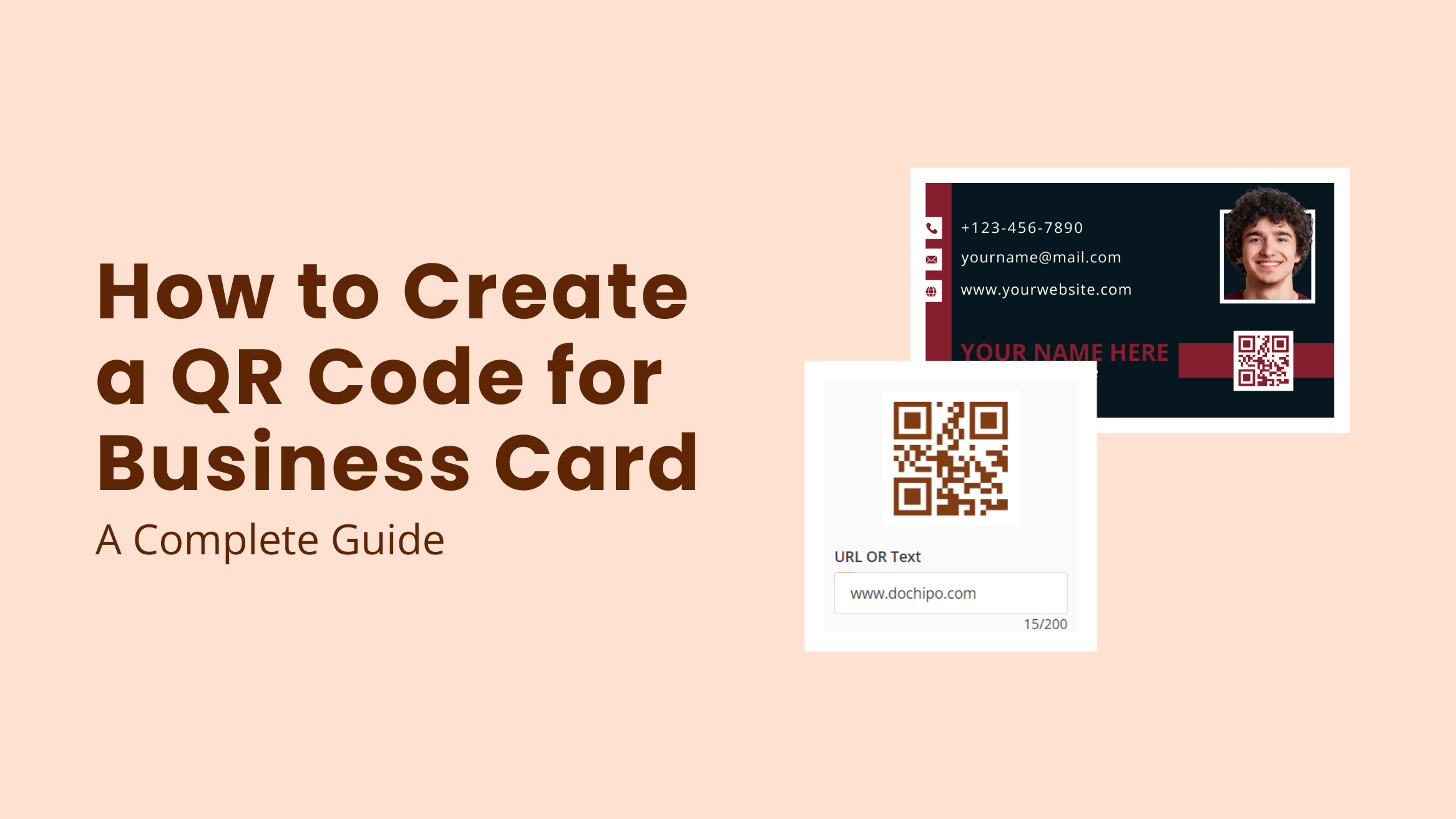 How to Create a QR Code for Business Card- banner