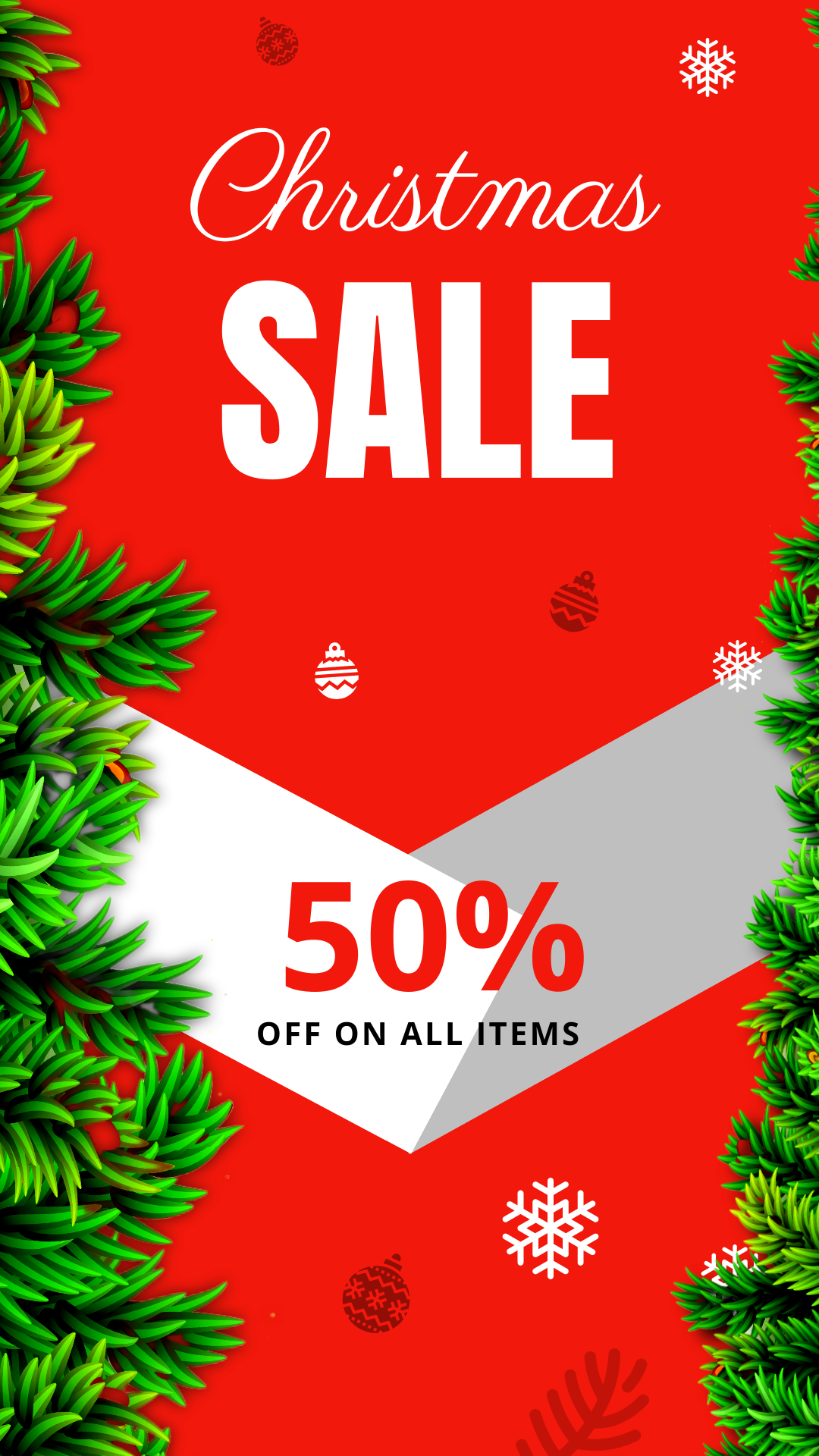 Christmas Sale Offer Instagram Story Template