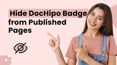 How to Hide the DocHipo Badge from the Footer of Published Pages