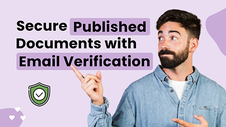 Secure Published Documents with Email Verification