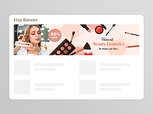 Beauty Etsy Banner Templates