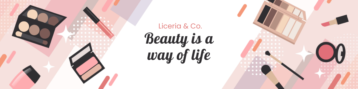 Beauty Etsy Banner in DocHipo with a Specific Visual Story for Cosmetics Brand