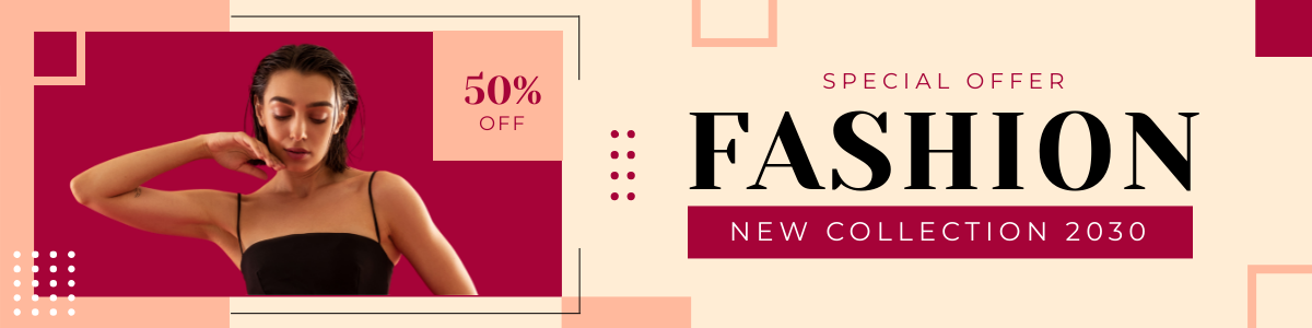 Fashion Etsy Banner Template