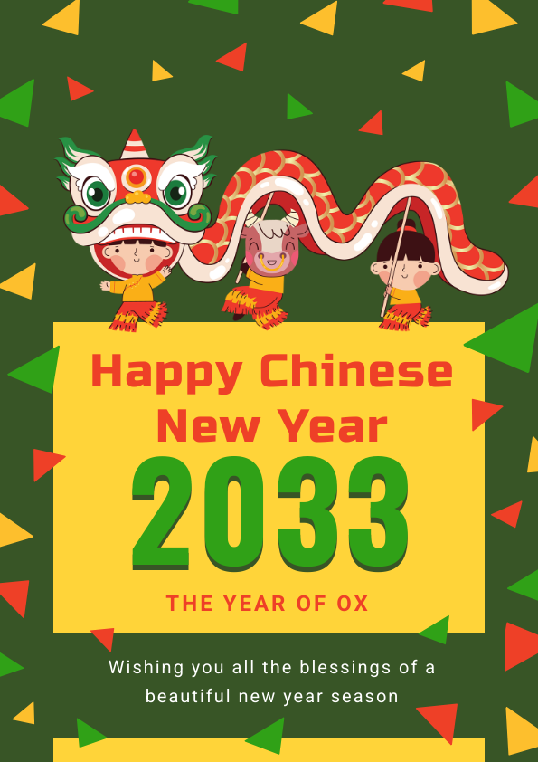 Chinese New year Poster Template