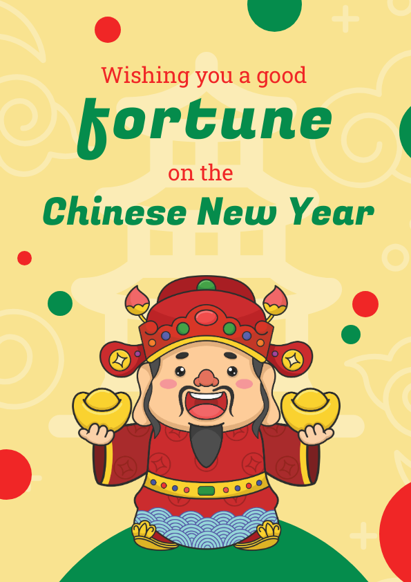 Chinese New Year Poster Template