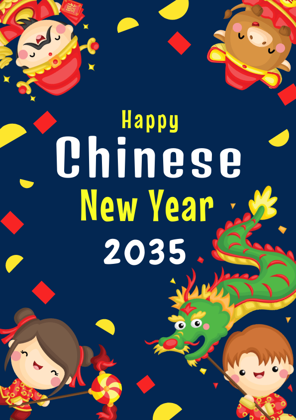 Chinese New Year Poster Template