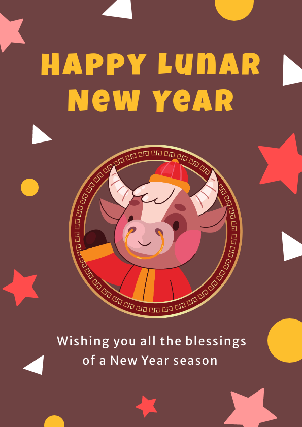 Chinese New Year Poster Template