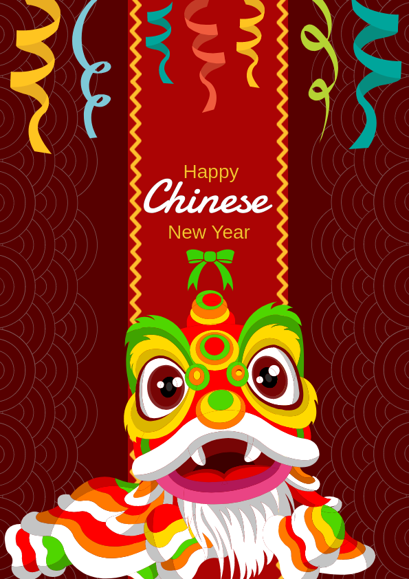 Chinese New Year Poster Template