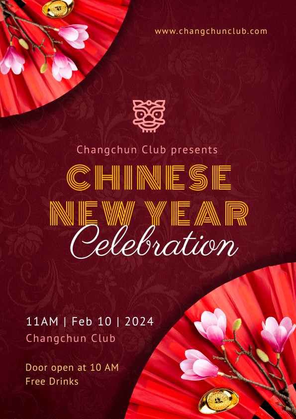 Chinese New Year Poster Template