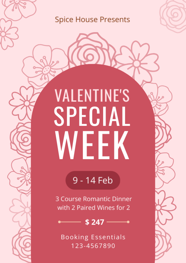 Valentine's Day Poster Templates