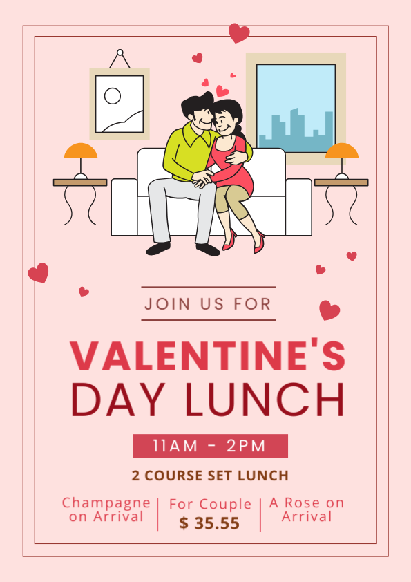 Valentine's Day Poster Template