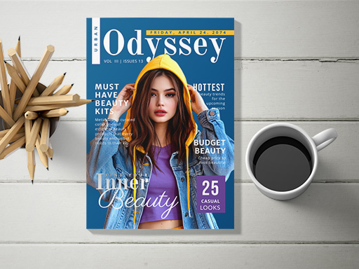 Beauty Magazine Cover Templates