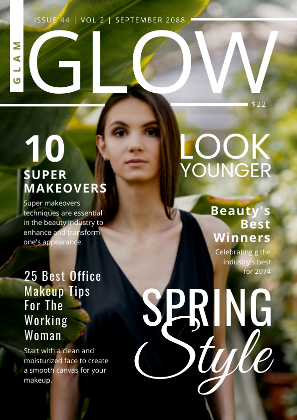 Beauty Magazine Cover Templates